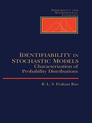 cover image of Identifiability In Stochastic Models